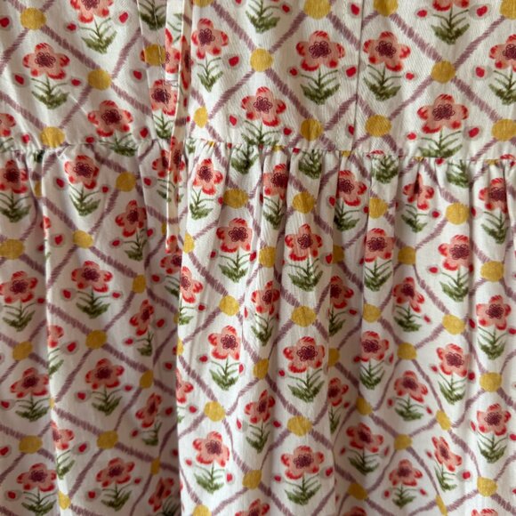 LOUP Poppy Field Romantic Cottagecore Dress Size Small / Medium - Picture 7 of 8